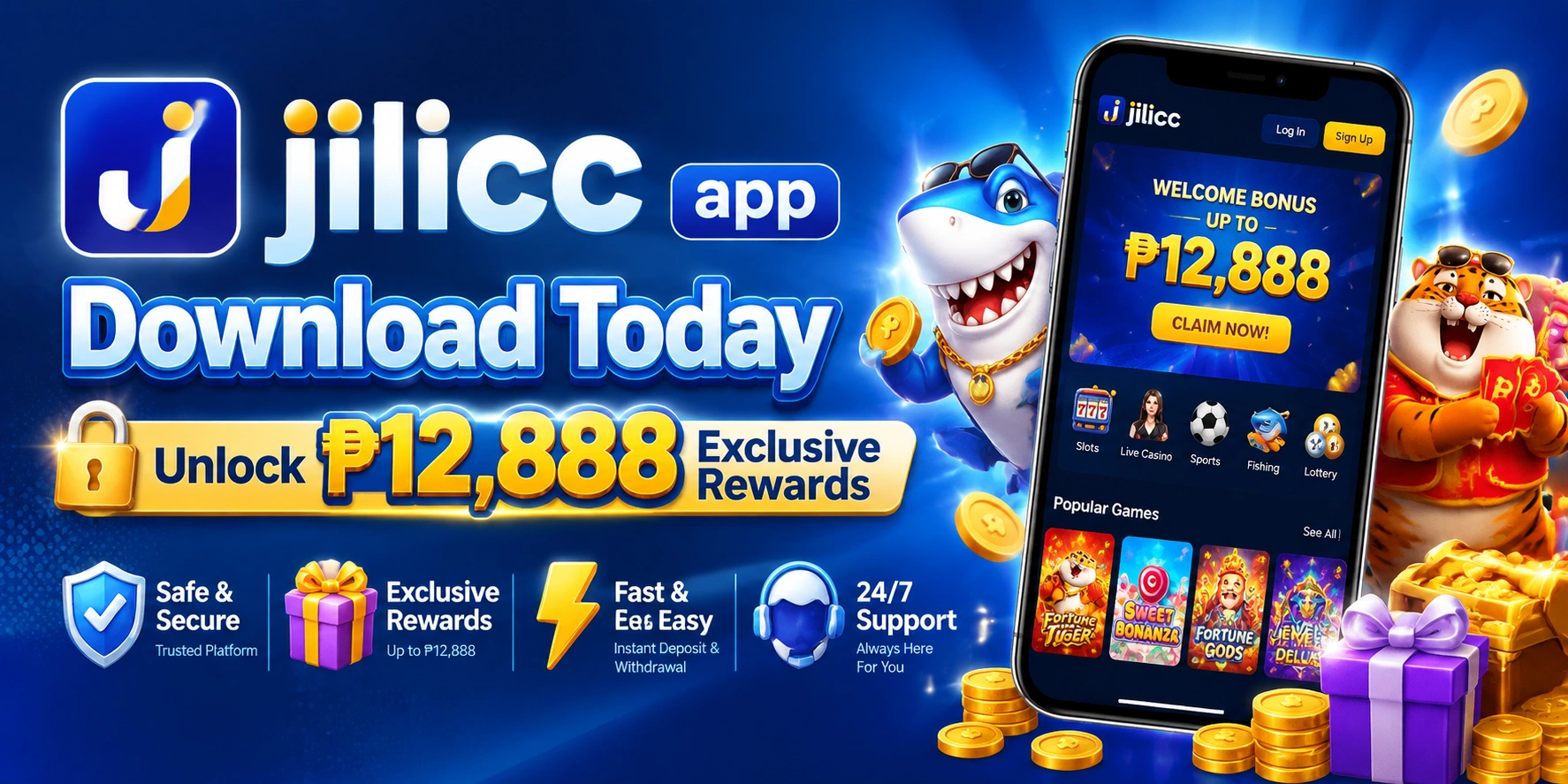 JILICC banner on jilicc.cam for FAQ and support reading